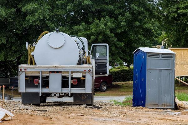 workers at Knoxville Porta Potty Rental